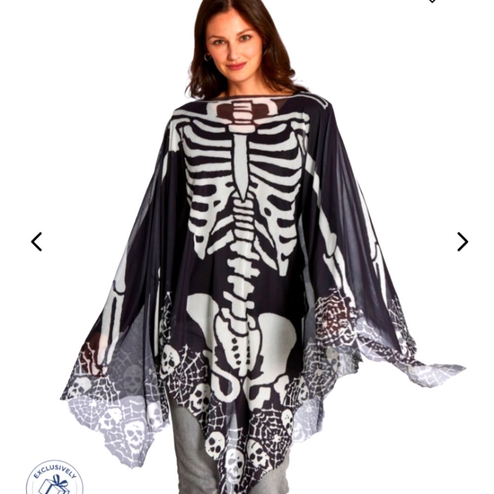 Skelton poncho